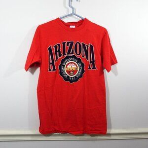 JOSTENS Vintage Arizona T-Shirt Red Souvenir